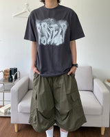スプレープリンティドTシャツ