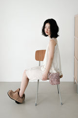 cross pouch (pink leopard)
