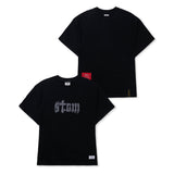 Blur STGM Semi-oversized T-shirts Black / Blue / White