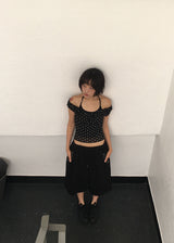STUD BERMUDA PANTS
