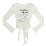 Triple ribbon T
