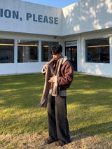 Haas Suede Shearling Mustang Jacket (3 Colors)