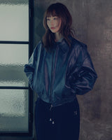 Newalrin emblem washing leather Jumper