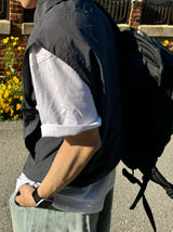 Trucker nylon collar vest 2C