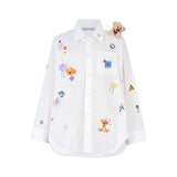 13DE MARZO Bear Stickers Shirt