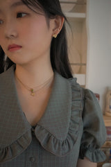【MADE】 Twinkle love-lock earring