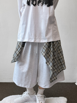 Tata Check Layered Over Long Bermuda 3Color