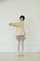 VANILLA TERRY PUMPKIN PANTS (GREY)