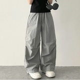 Tive Parasuit Shirring Rustle String Wide Pants