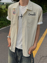 Sunkissed Stripe Patch Shirt