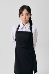 ODE BUCKLE MINI DRESS / BLACK
