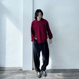 Side-Button Knit Top