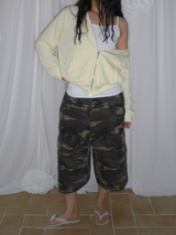 Ripstop camo pants [Beige]