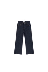 Washed Flared Vintage Raw Jeans