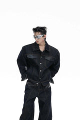 Croc Patch Denim Jacket