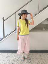 nice banding bermuda pants
