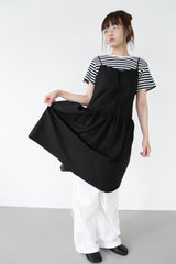 D-ring tuck banding pants(2colors)