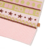 ジャガードパターンニットベスト [PINK]