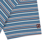 ALARM マルチストライプTシャツ BLUE_MAN