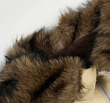 Eloa Fur Collar Short Mustang