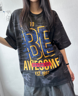 レニウム ミリタリー カモ レター パッチ ショートスリーブ Tシャツ 2カラー