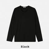 [1+1] コア ベーシック Uネック ロングスリーブ Tシャツ