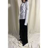 GLOSSY MAXI SKIRT