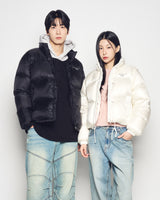 25FW ステッチベーシックロゴショートダックダウンジャケット