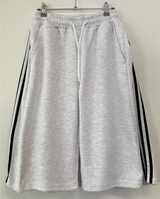 SIDE PINTUCK TRACK BALLOON BERMUDA PANTS ❤🤎🖤🩶🩷6COLOR