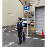スローアンストライプTシャツ