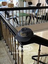 FFOUND WASHED FLAT BRIM CAP / NAVY