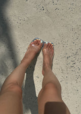 CLEAR WEDGE HEELS