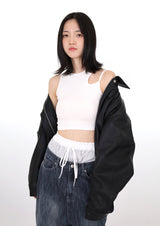 (UNISEX)ストーンフィットカーペンターデニム