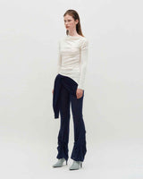Layered Wrap Tie _ NAVY