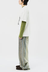 Beam Track Wide Denim (2color)