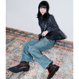 Inner leopard artwork bag [Black]