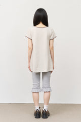 (W) Hearts Frill Leggings Pants
