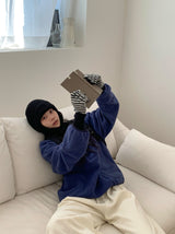 Pundero Wool Stripe Knit Gloves