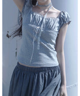 hazel scarf tee