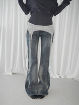 sister washing dyeing bootcut 