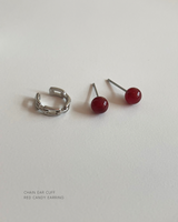 レッドキャンディーピアス