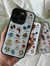 winter doodle case (epoxy)