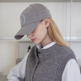 ラウンドロゴボールキャップ  (Gray)