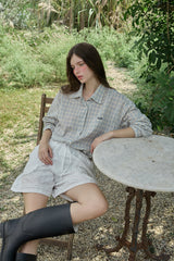 Coffin lace shorts