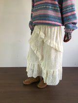 リクロシェットニットロングスカート (1color)