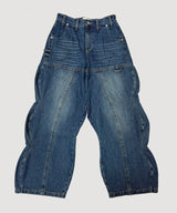 WAVE DENIM PANTS