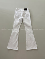 Basic Low-Rise Bootcut Pants