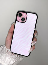 Hime zebra phone case (black glass) - magsafe