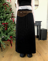 Rubin Corduroy Fleece Long Skirt
