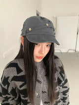 Belted point military cap(2c)
